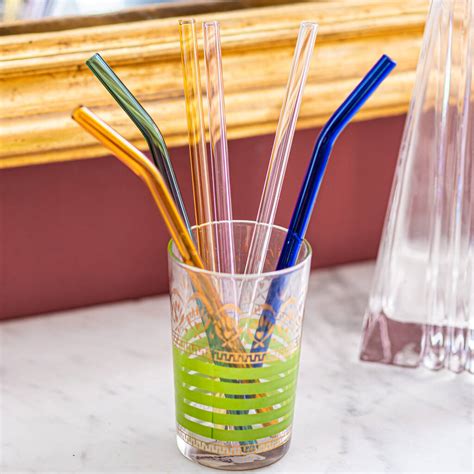 dior glass straw|Set of 6 Straws Riviera .